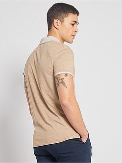 Polo slim in jersey - Kiabi