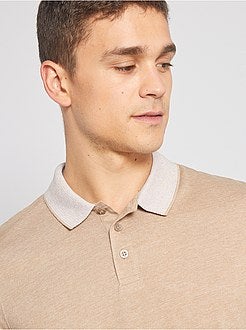 Polo slim in jersey - Kiabi