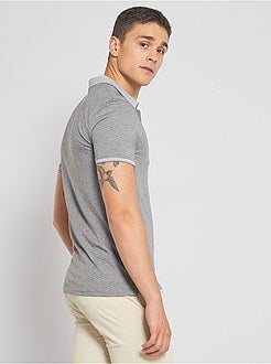 Polo slim in jersey - Kiabi