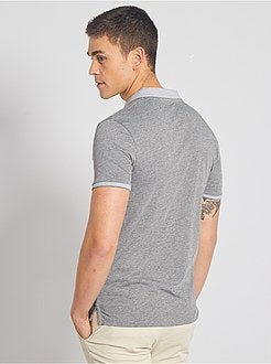 Polo slim in jersey - Kiabi