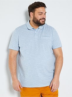 Polo slim maglia screziata - Kiabi