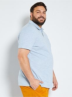 Polo slim maglia screziata - Kiabi