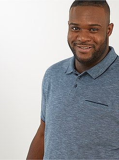 Polo slim maglia screziata - Kiabi