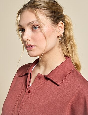 Polo sportiva oversize - (ekstract)