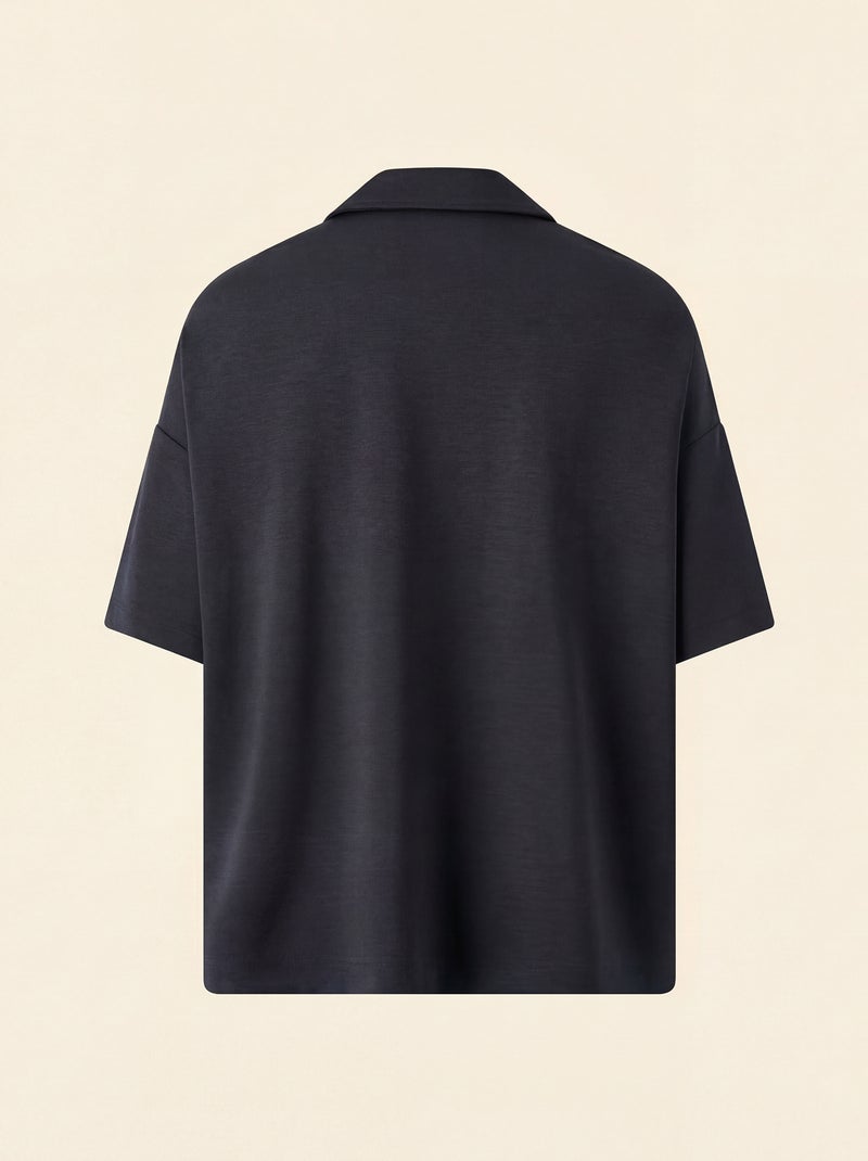 Polo sportiva oversize - (ekstract) Nero - Kiabi