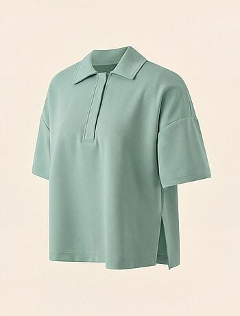 Polo sportiva oversize - (ekstract)