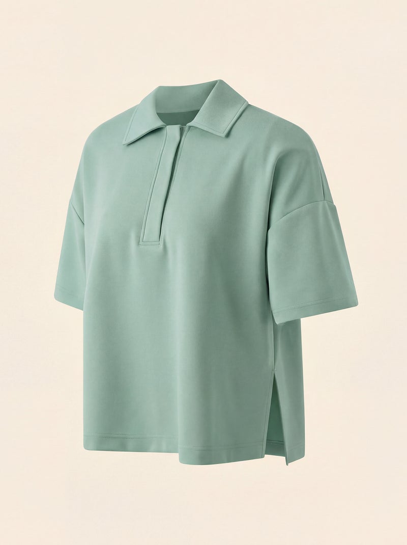 Polo sportiva oversize - (ekstract) Verde - Kiabi