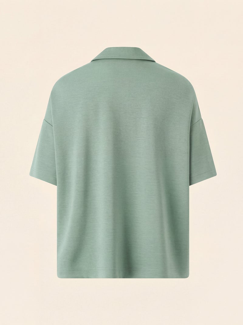 Polo sportiva oversize - (ekstract) Verde - Kiabi