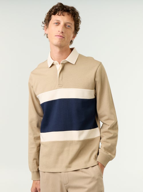 Polo stile rugby a maniche lunghe - Kiabi Polo stile rugby a maniche lunghe - Kiabi