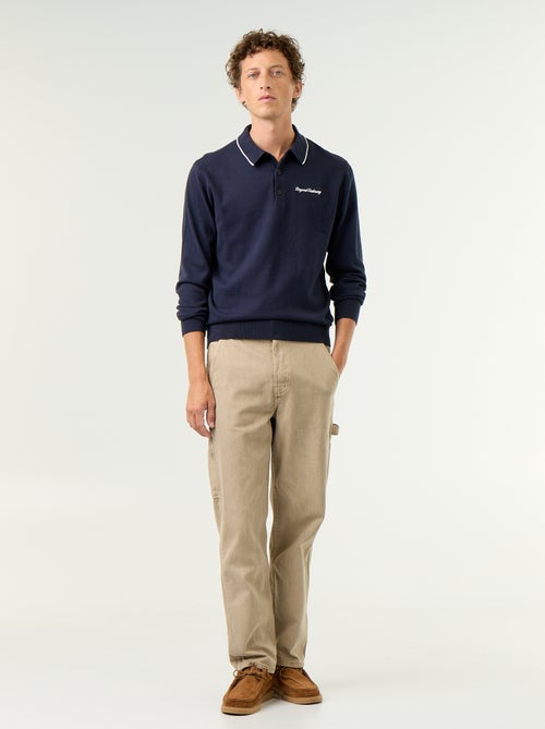 Polo stile rugby a maniche lunghe - Kiabi Polo stile rugby a maniche lunghe - Kiabi