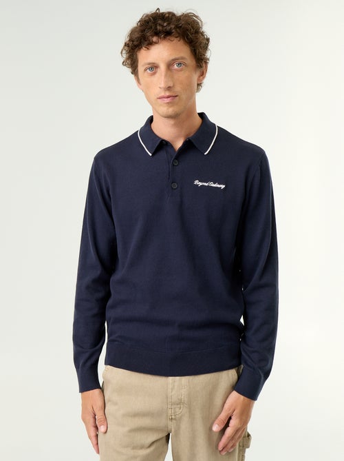 Polo stile rugby a maniche lunghe - Kiabi Polo stile rugby a maniche lunghe - Kiabi