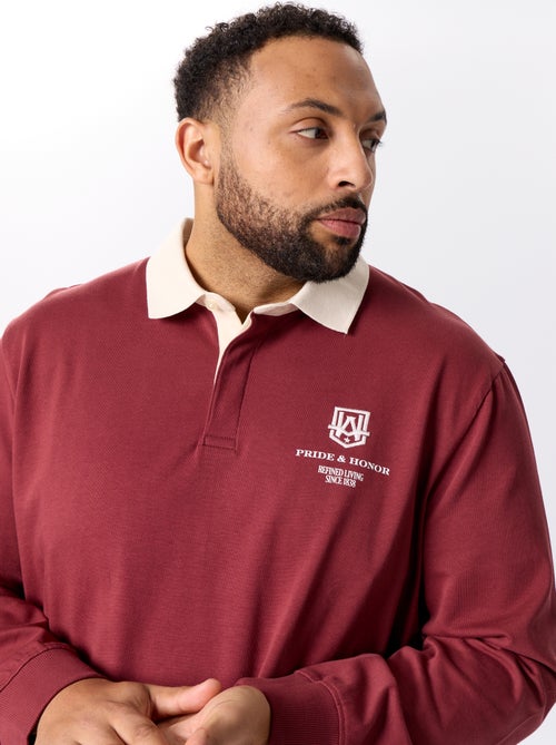 Polo stile rugby a maniche lunghe - Kiabi Polo stile rugby a maniche lunghe - Kiabi