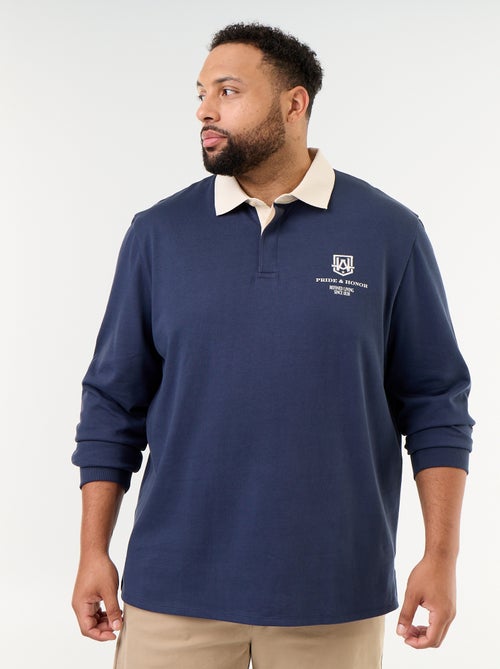 Polo stile rugby a maniche lunghe - Kiabi Polo stile rugby a maniche lunghe - Kiabi