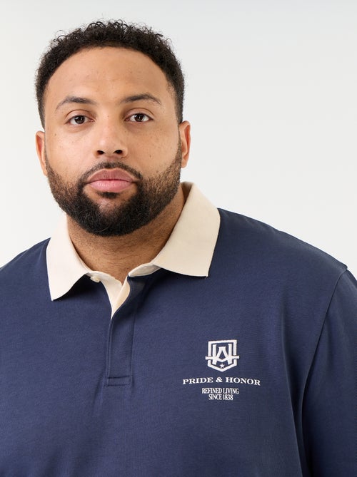 Polo stile rugby a maniche lunghe - Kiabi Polo stile rugby a maniche lunghe - Kiabi