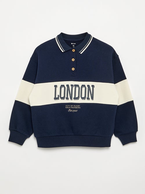 Polo stile rugby a maniche lunghe - Kiabi Polo stile rugby a maniche lunghe - Kiabi