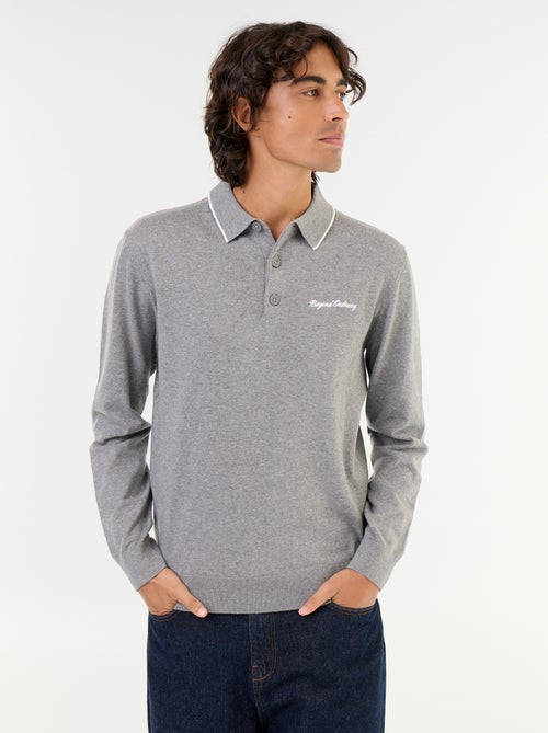 Polo stile rugby a maniche lunghe - Kiabi Polo stile rugby a maniche lunghe - Kiabi