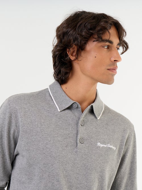 Polo stile rugby a maniche lunghe - Kiabi Polo stile rugby a maniche lunghe - Kiabi