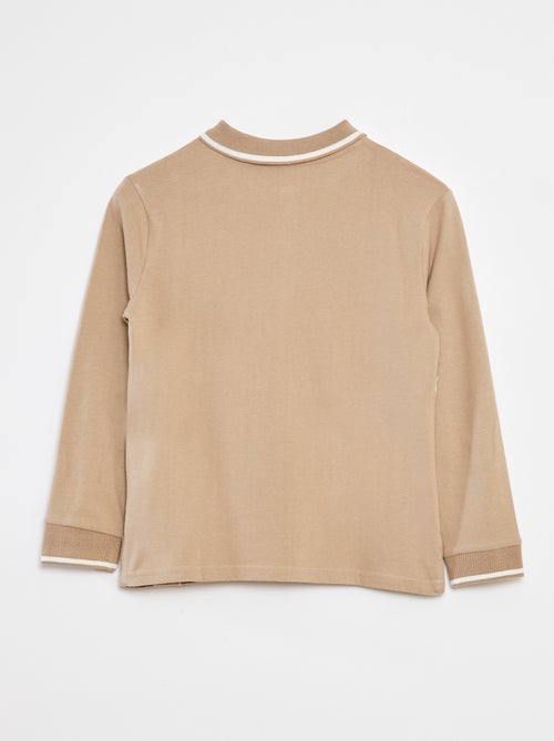 Polo stile rugby in maglia jersey - Kiabi