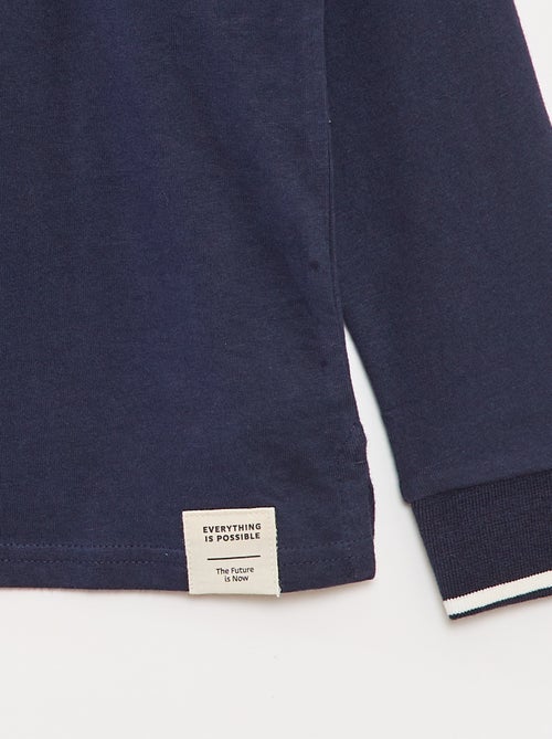 Polo stile rugby in maglia jersey - Kiabi