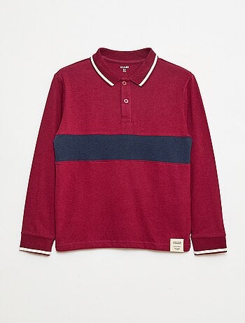 Polo stile rugby in maglia jersey