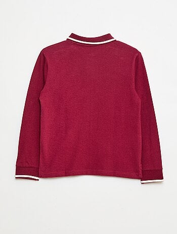 Polo stile rugby in maglia jersey