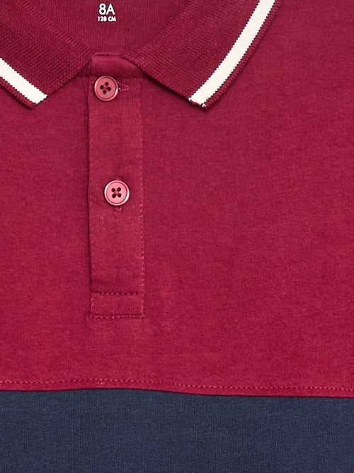 Polo stile rugby in maglia jersey - Kiabi