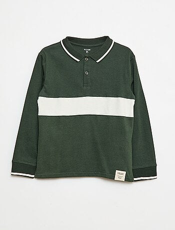Polo stile rugby in maglia jersey