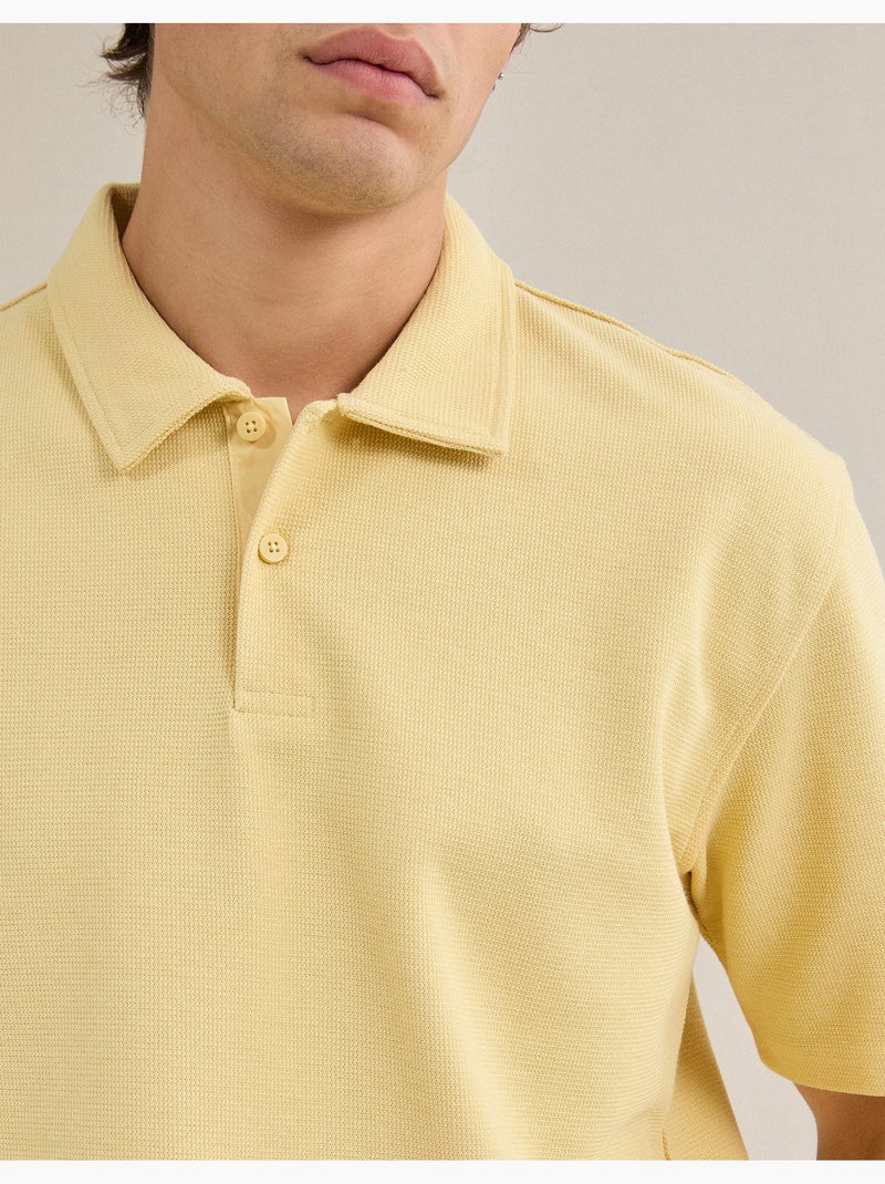 Polo strutturata, MO Fashion Giallo - Kiabi