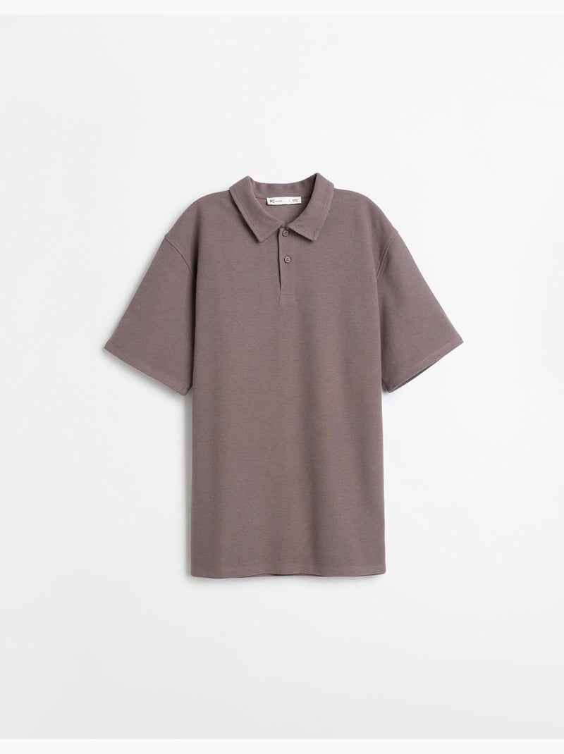 Polo strutturata, MO Fashion Marrone - Kiabi