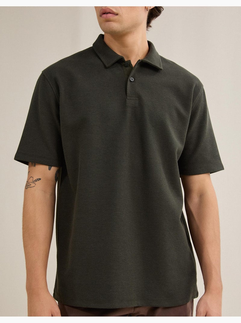 Polo strutturata, MO Fashion Verde - Kiabi