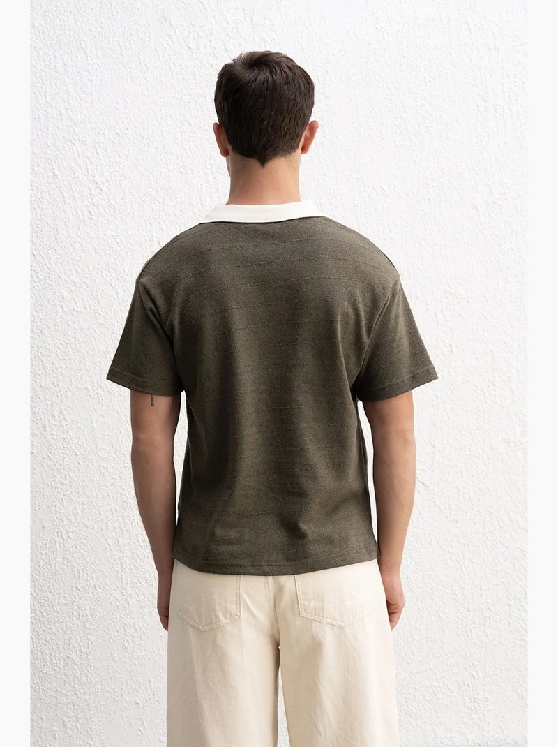 Polo t-shirt comfort fit giesto Cachi - Kiabi