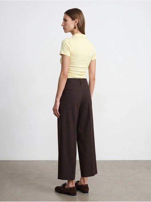 Polo t-shirt cropped da donna slim fit dilvin - Kiabi Polo t-shirt cropped da donna slim fit dilvin - Kiabi