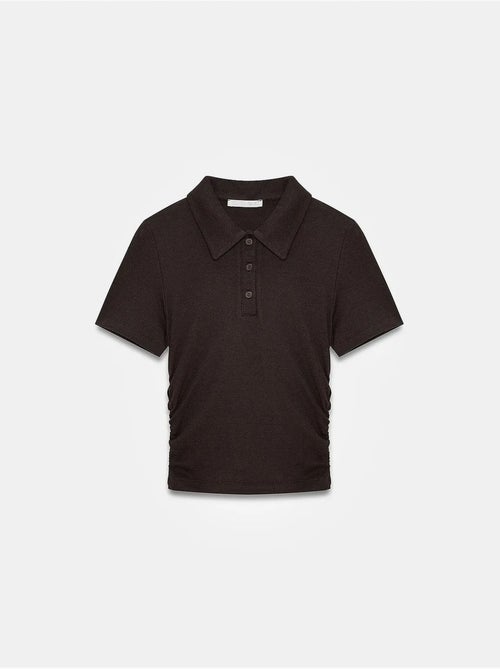 Polo t-shirt cropped da donna slim fit dilvin - Kiabi Polo t-shirt cropped da donna slim fit dilvin - Kiabi