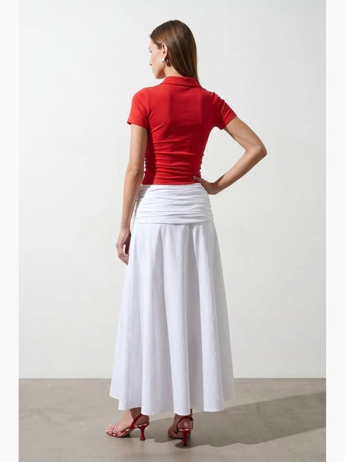 Polo t-shirt cropped da donna slim fit dilvin - Kiabi Polo t-shirt cropped da donna slim fit dilvin - Kiabi