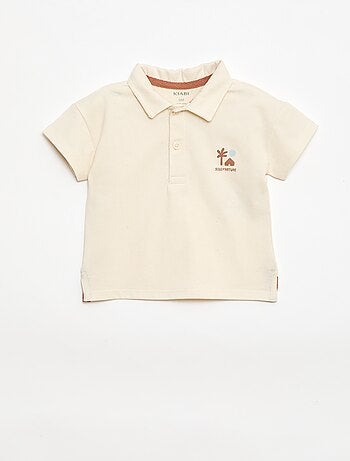 Polo t-shirt stampata