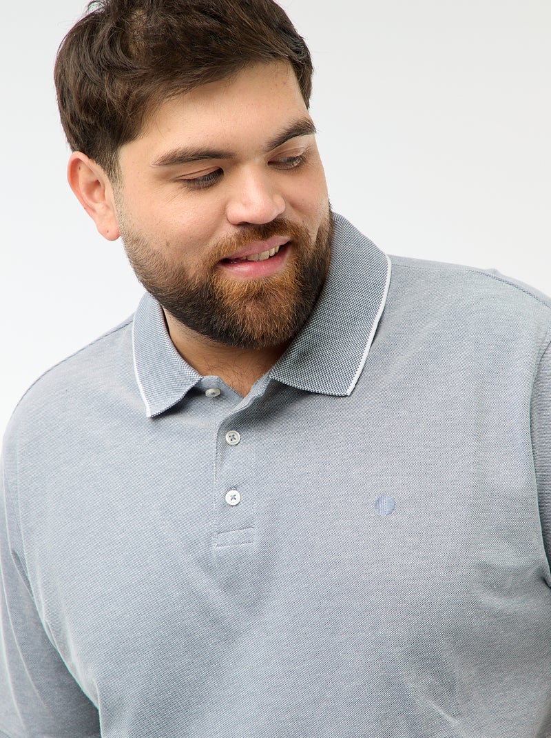 Polo taglio regular Blu - Kiabi