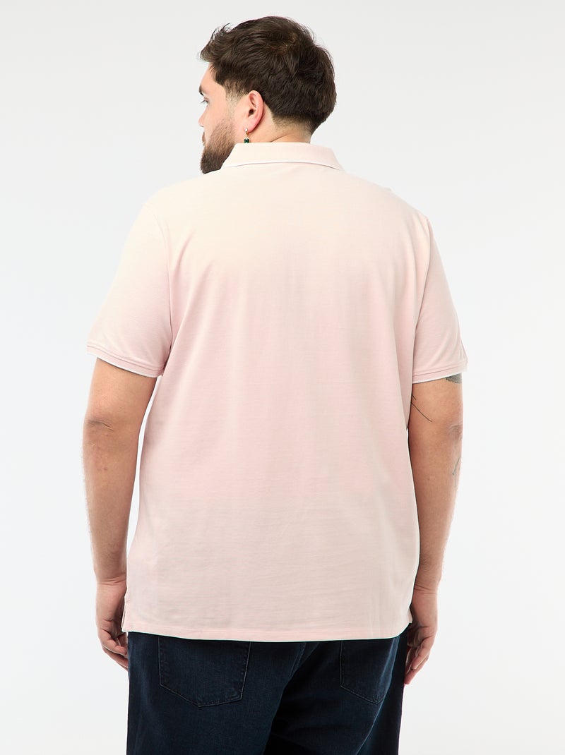 Polo taglio regular Rosa - Kiabi