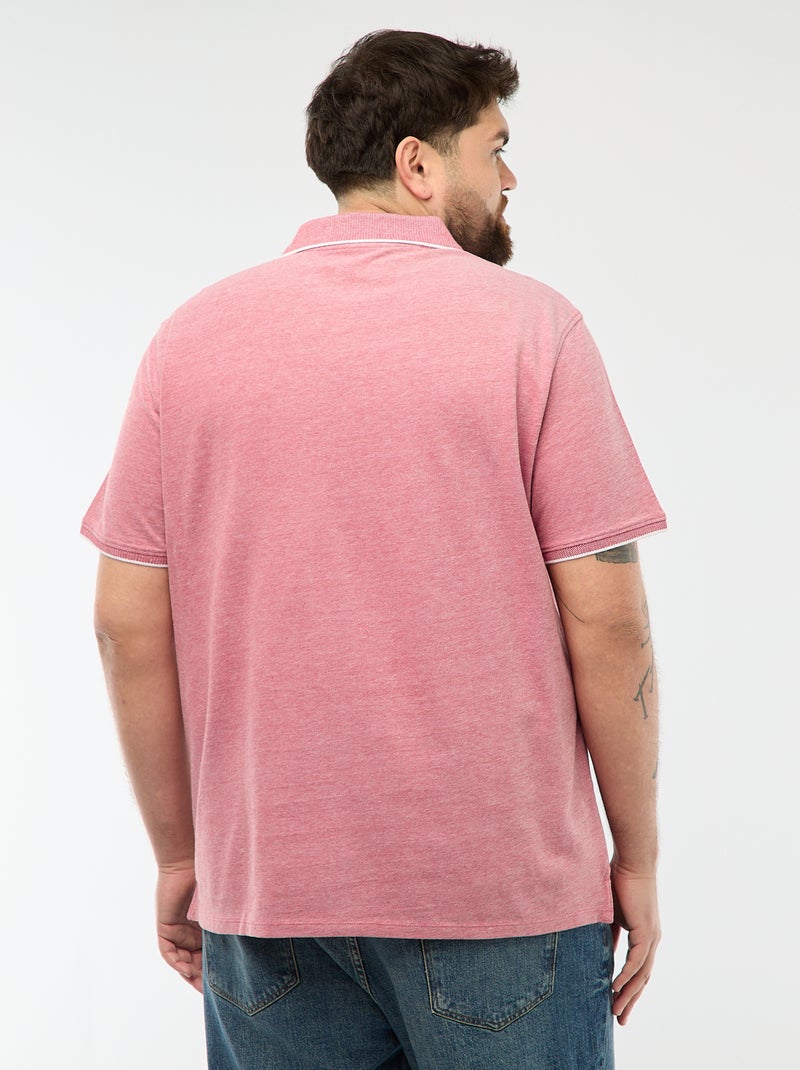 Polo taglio regular Rosso - Kiabi