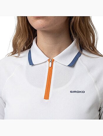 Polo tennis tecnica mezza zip donna tennis donna player-w