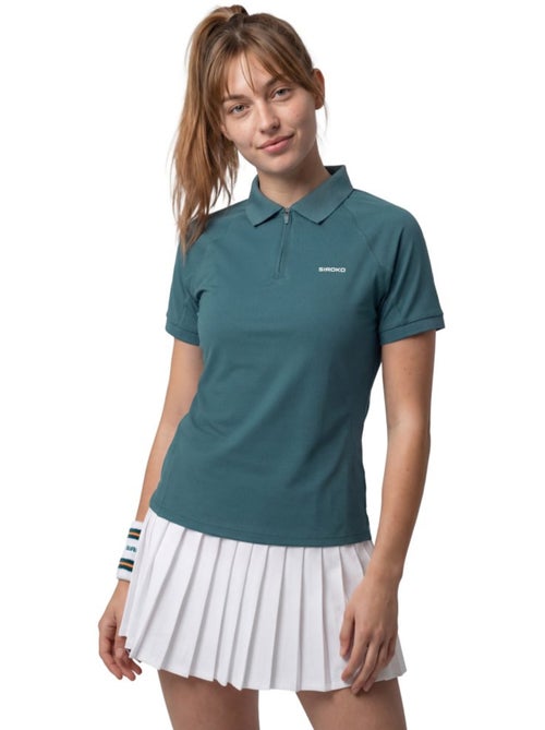 Polo tennis tecnica mezza zip donna tennis donna player-w - Kiabi Polo tennis tecnica mezza zip donna tennis donna player-w - Kiabi