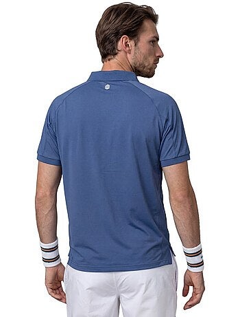 Polo tennis tecnica mezza zip uomo tennis uomo player navy