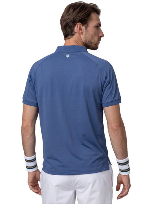 Polo tennis tecnica mezza zip uomo tennis uomo player navy - Kiabi