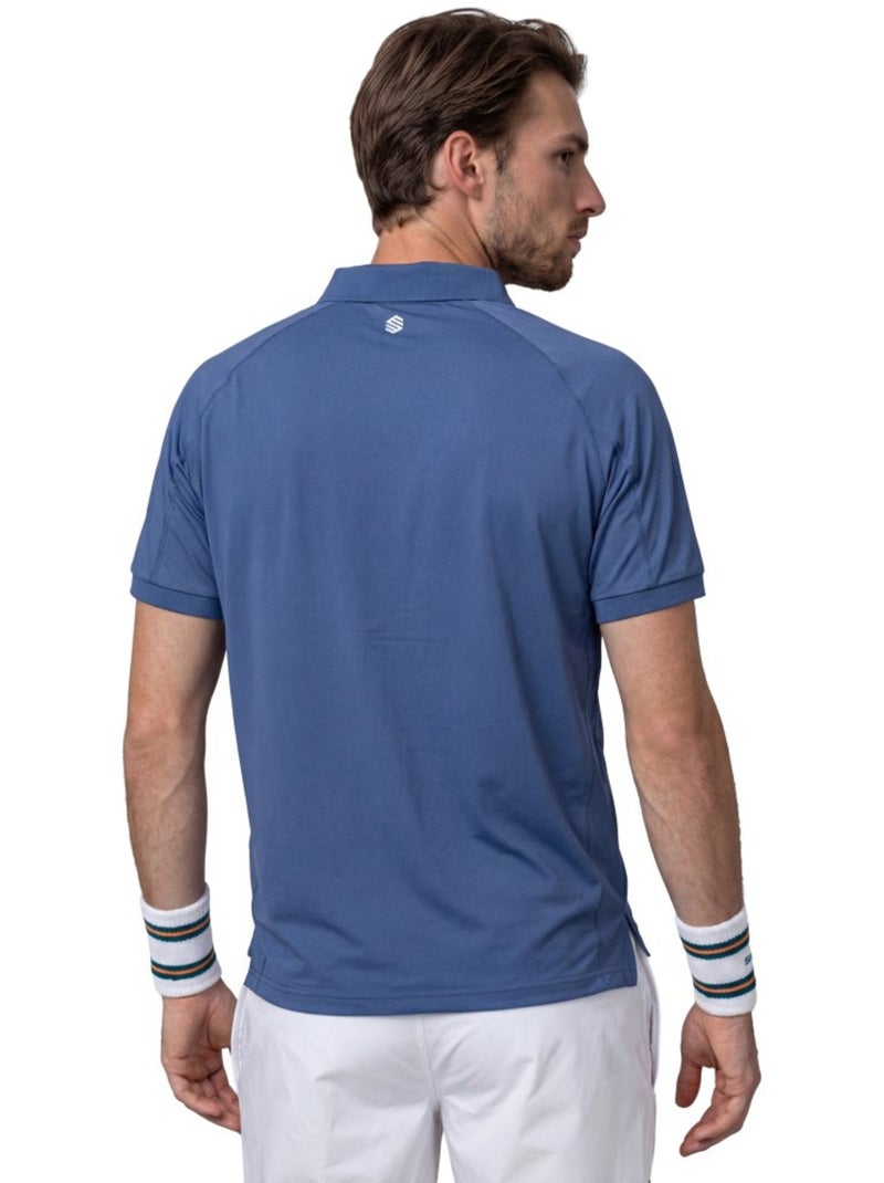 Polo tennis tecnica mezza zip uomo tennis uomo player navy Blu - Kiabi