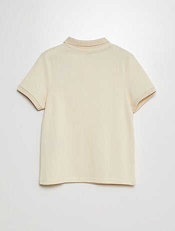 Polo tinta unita in maglia piqué