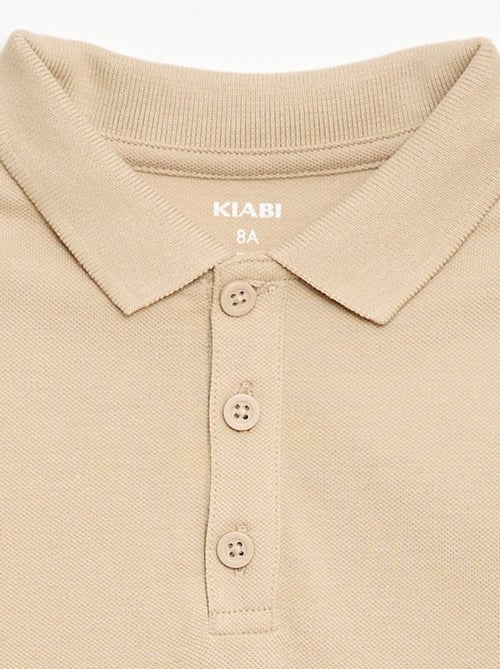 Polo tinta unita in maglia piqué - Kiabi