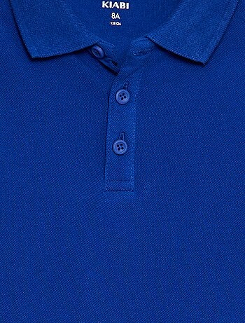 Polo tinta unita in maglia piqué