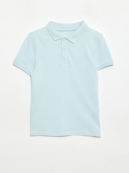 Polo tinta unita in maglia piqué - Kiabi