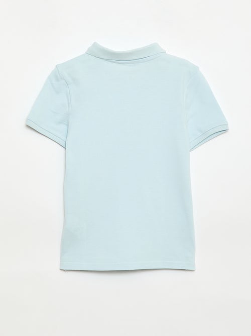 Polo tinta unita in maglia piqué - Kiabi
