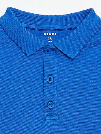 Polo tinta unita in maglia piqué