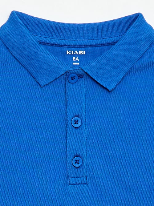 Polo tinta unita in maglia piqué - Kiabi
